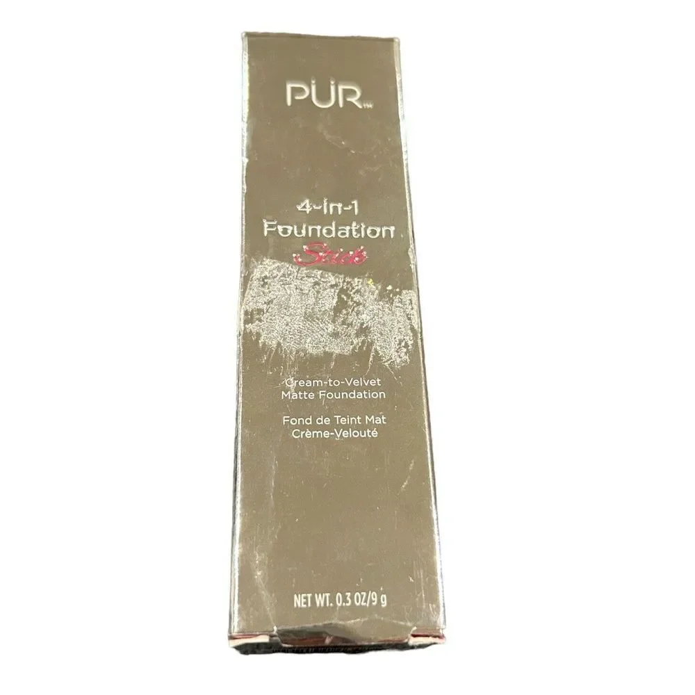 PUR MINERALS 4 IN 1 FOUNDATION STICK ~ MEDIUM DARK 0.3 OZ New In Box